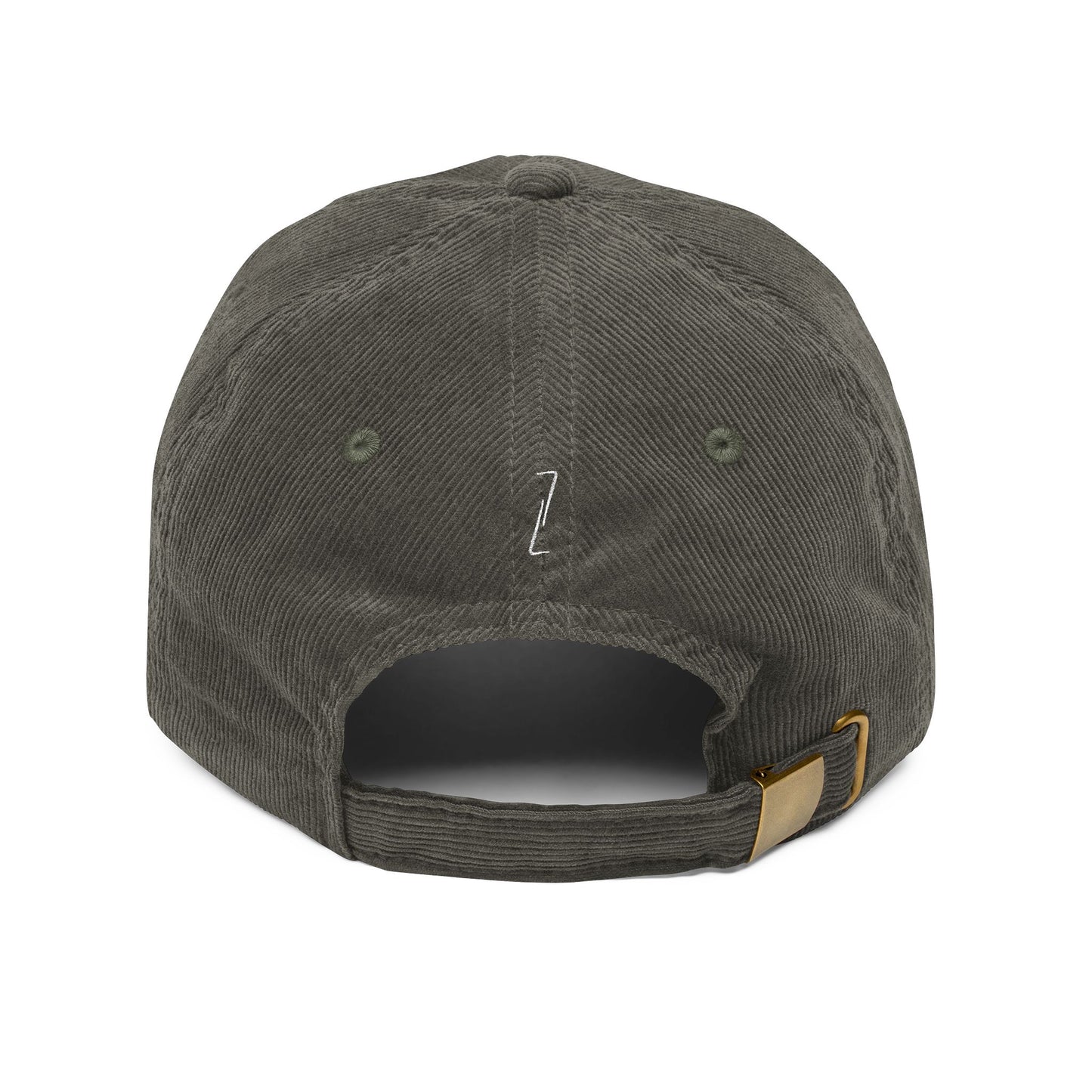 "ALL THAT" Velours Embroidered Cap — Olive - LA MARQUE 77