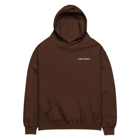 Rare Energy Oversized Mocha Hoodie - Unisex - LA MARQUE 77