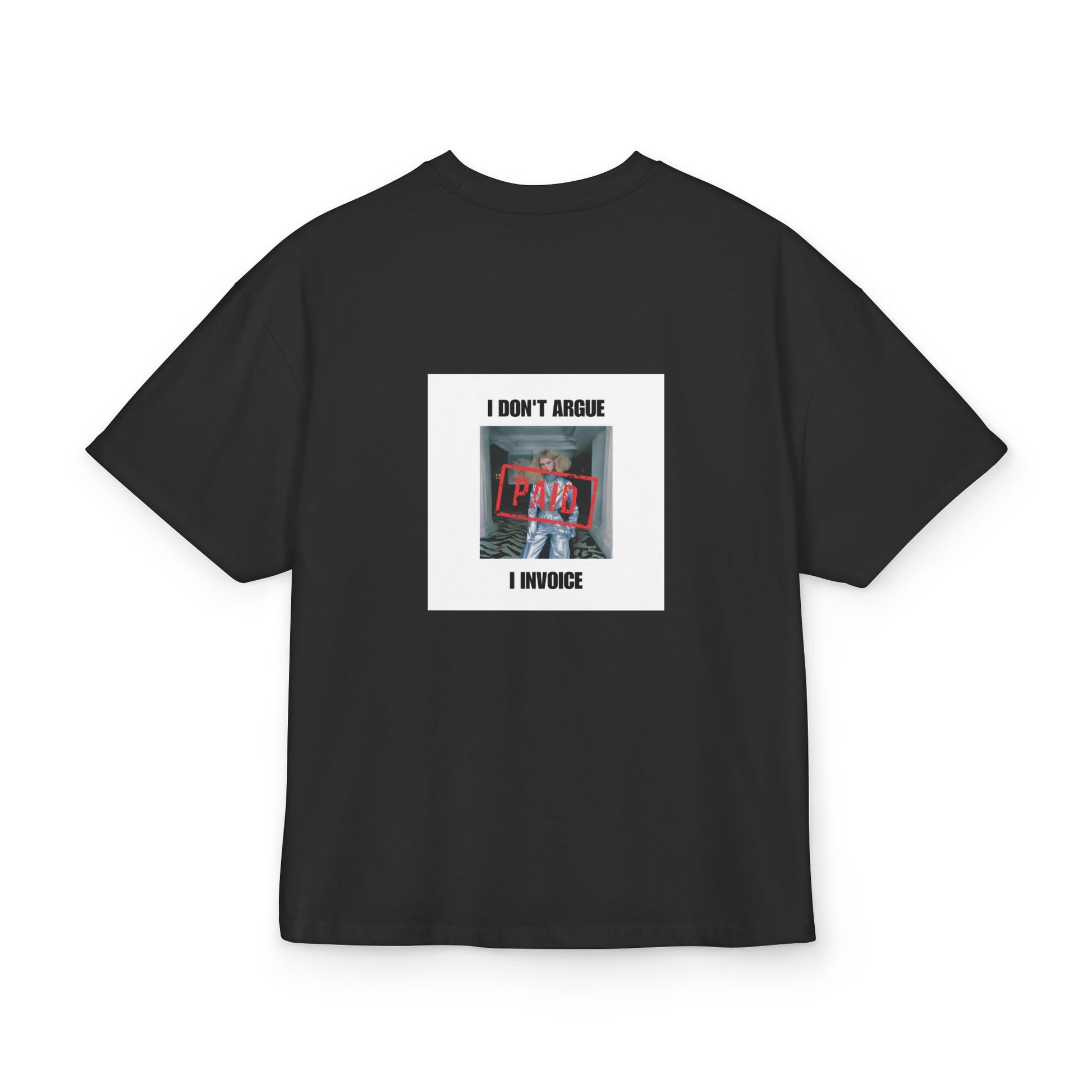 INVOICE Cotton T-shirt - Unisex - LA MARQUE 77